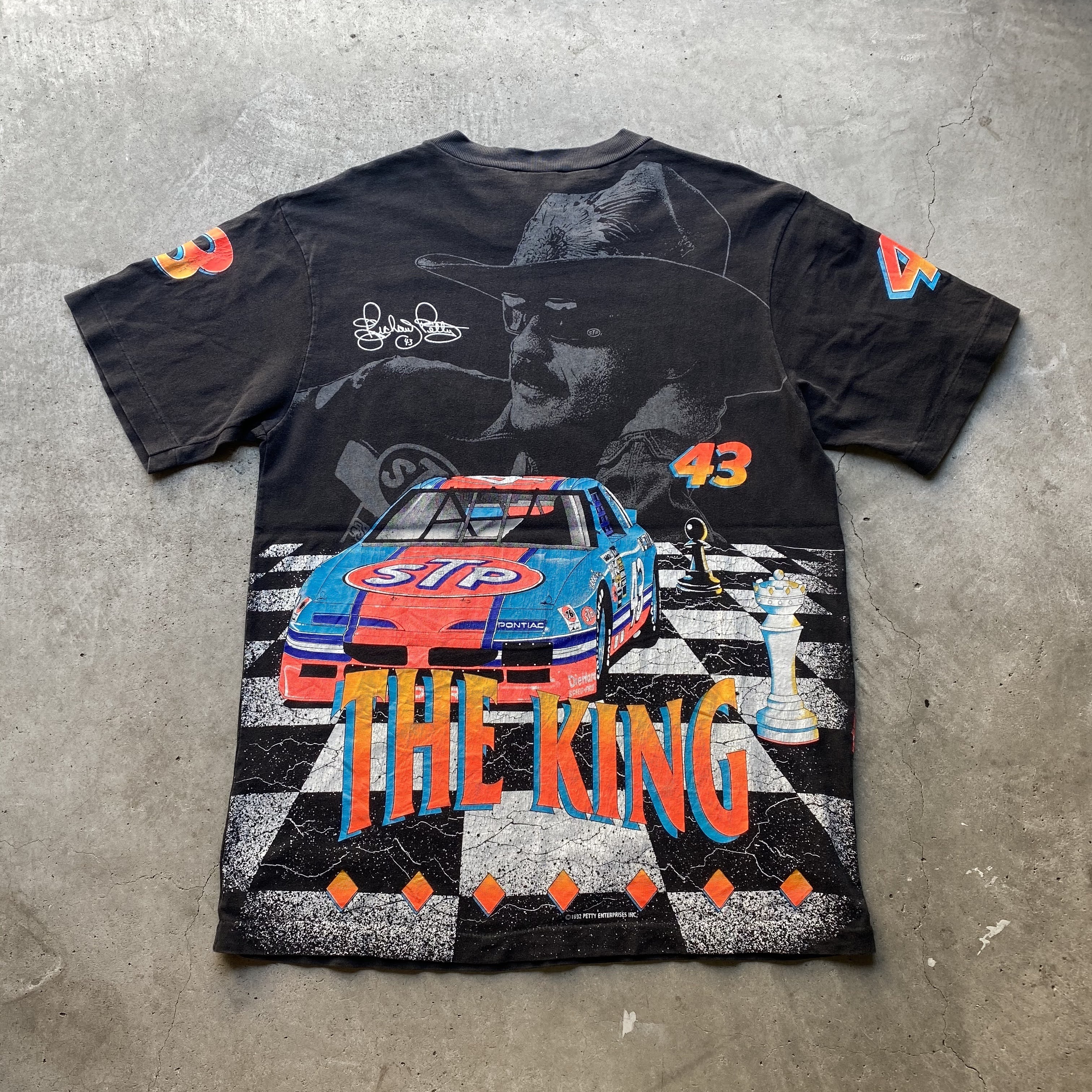 90年代 Richard Petty リチャード ペティ レーシングtシャツ ヴィンテージ メンズl 古着 Tシャツ Cave 古着屋 公式 古着通販サイト