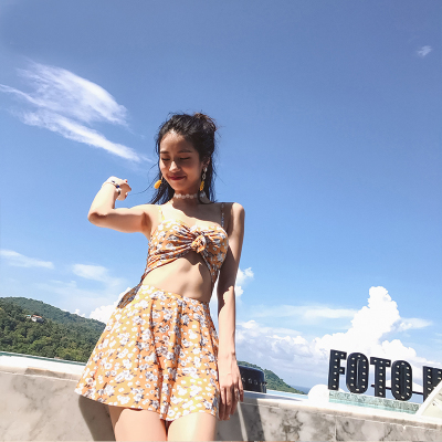 新作女子セクシーっぽく可愛い 体型カバー スイムウェア水着 Macaron