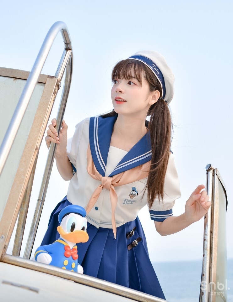 425 Jk制服 ディズニー ドナルド 公認 ロリータ 半袖 高校生 セーラー服 シャツ トップス C0k0r3 Lachouette