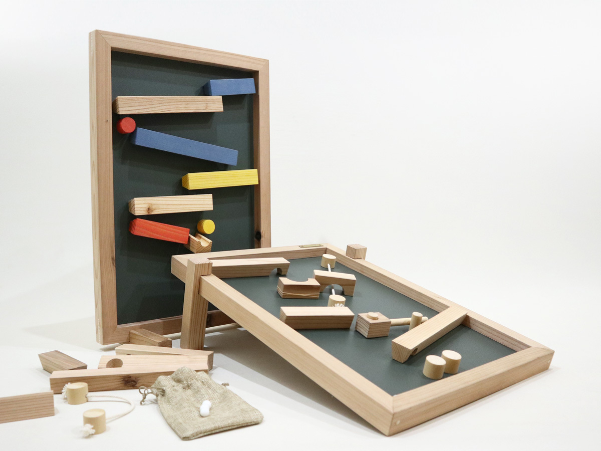 ベーシック マグネットｘビー玉転がし ボードセット Saturday Factory