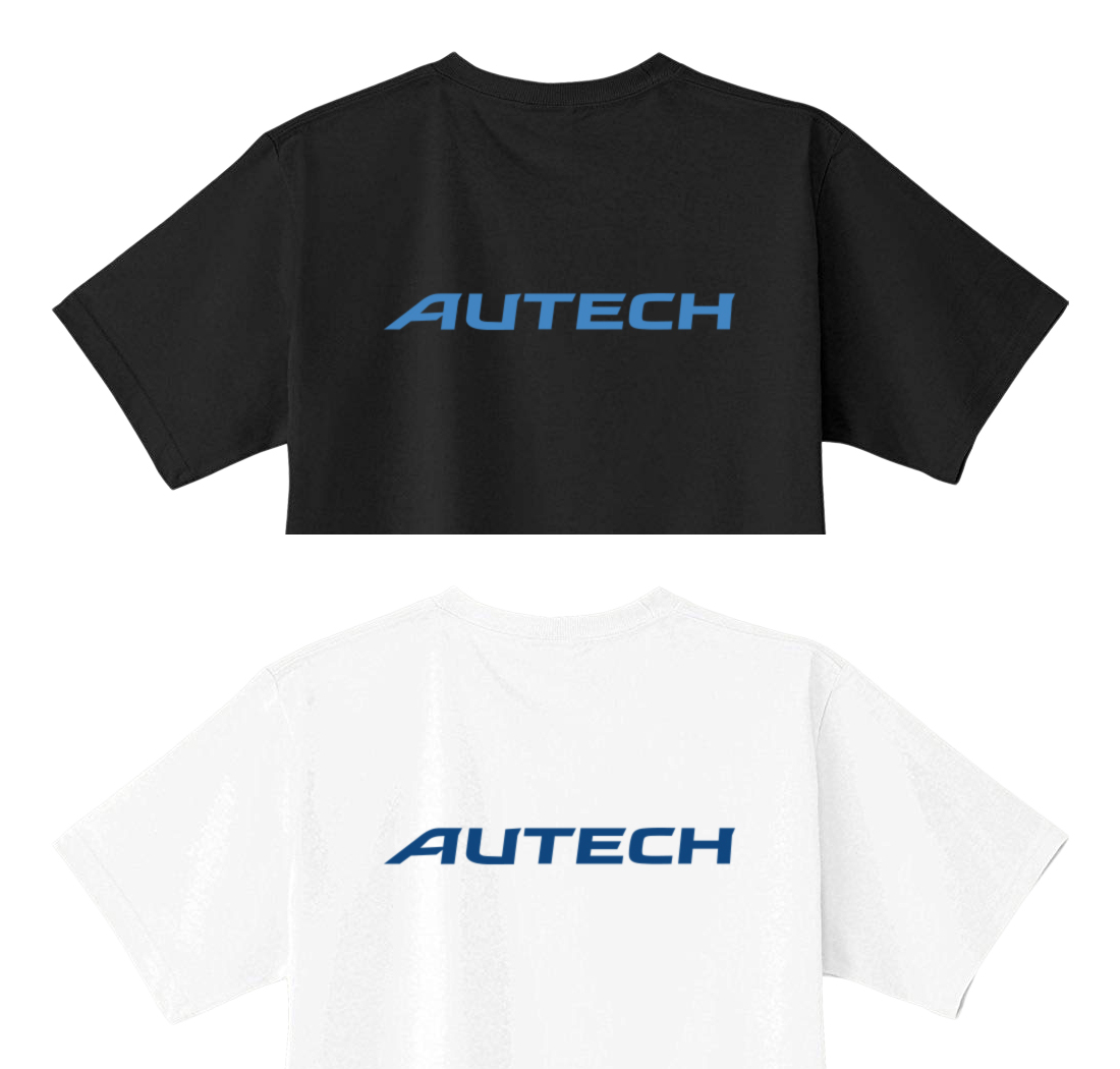 Autech ロゴ入り Tシャツ ブラック ホワイト Autech Collection