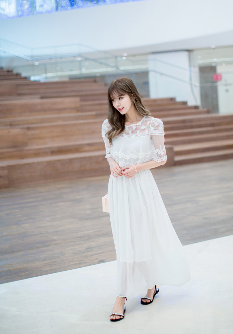 人気 送料無料 純白 高級感 乙女 オフショル ワンピース S M L Xl 代30代40代 謝恩会 ワンピース お嬢様 結婚式 シフォン パーティー 大人上品 オフショル ミニワンピース Aライン ロングワンピース 春 夏 秋 シフォン 白 レース 韓国レディース キッズ