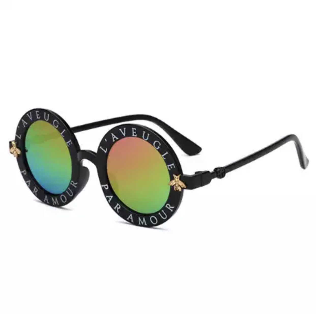 送料無料 男の子 女の子 キッズサングラス オーバル Uvカット ミラー 夏 おしゃれ 子供 赤ちゃん キッズ La Preference