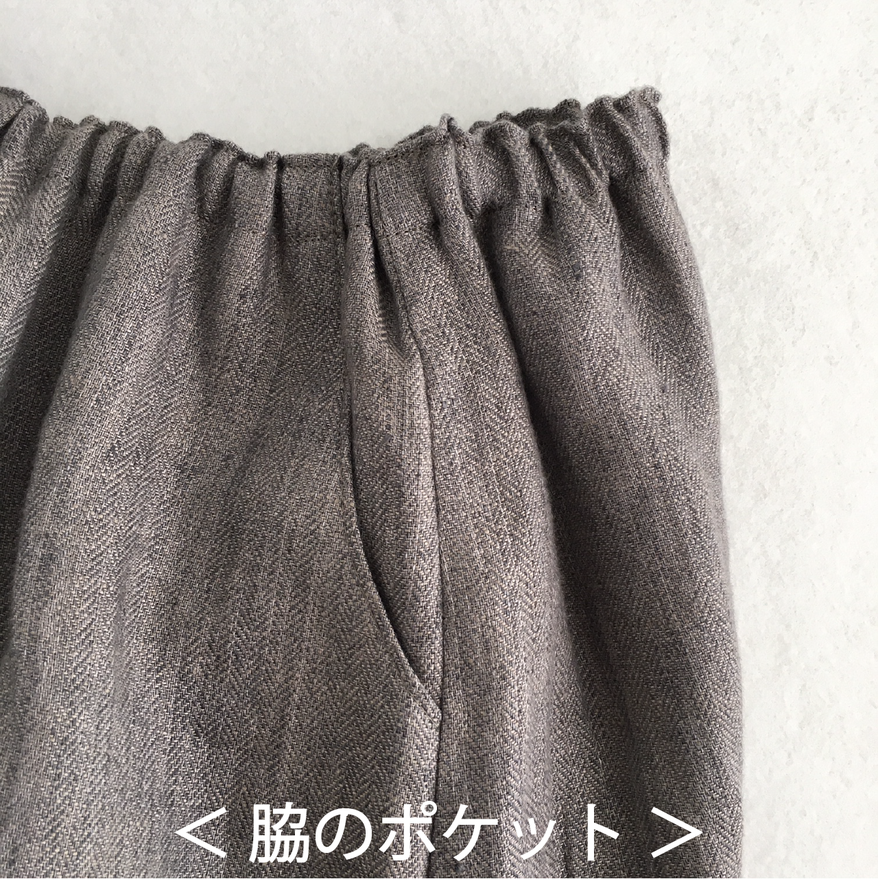 らくちんサルエルパンツ 70 130サイズ 型紙と作り方のセット Bo 1915 子供服の型紙ショップ Tsukuro ツクロ