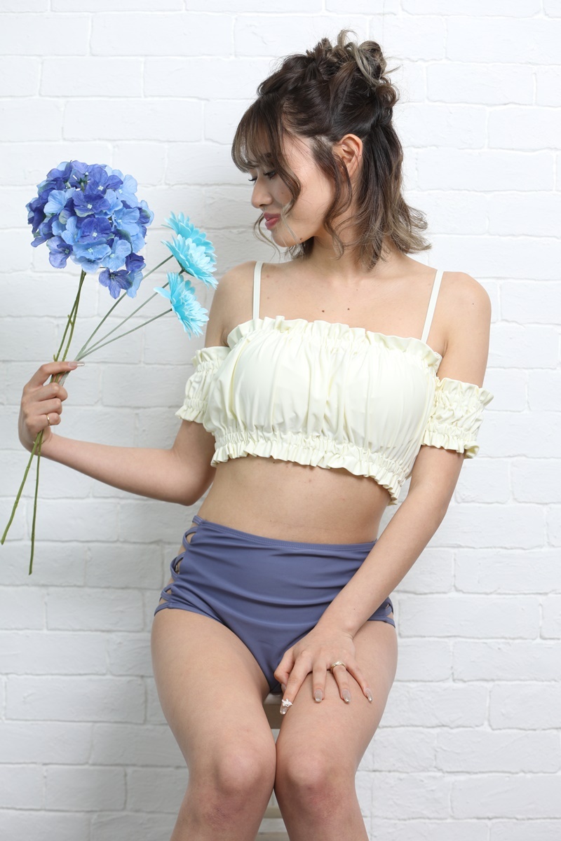 オフショル ボリューム トップ サイドデザイン ワンカラー 148 韓国レディースファッション通販 Bella ベラハート Select Import Shop