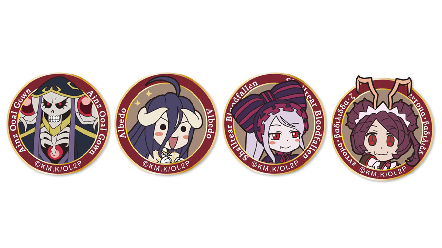 オーバーロードii キャラクター ベルクロワッペン 4種 グルーヴガレージ Controller Company Official Online Store