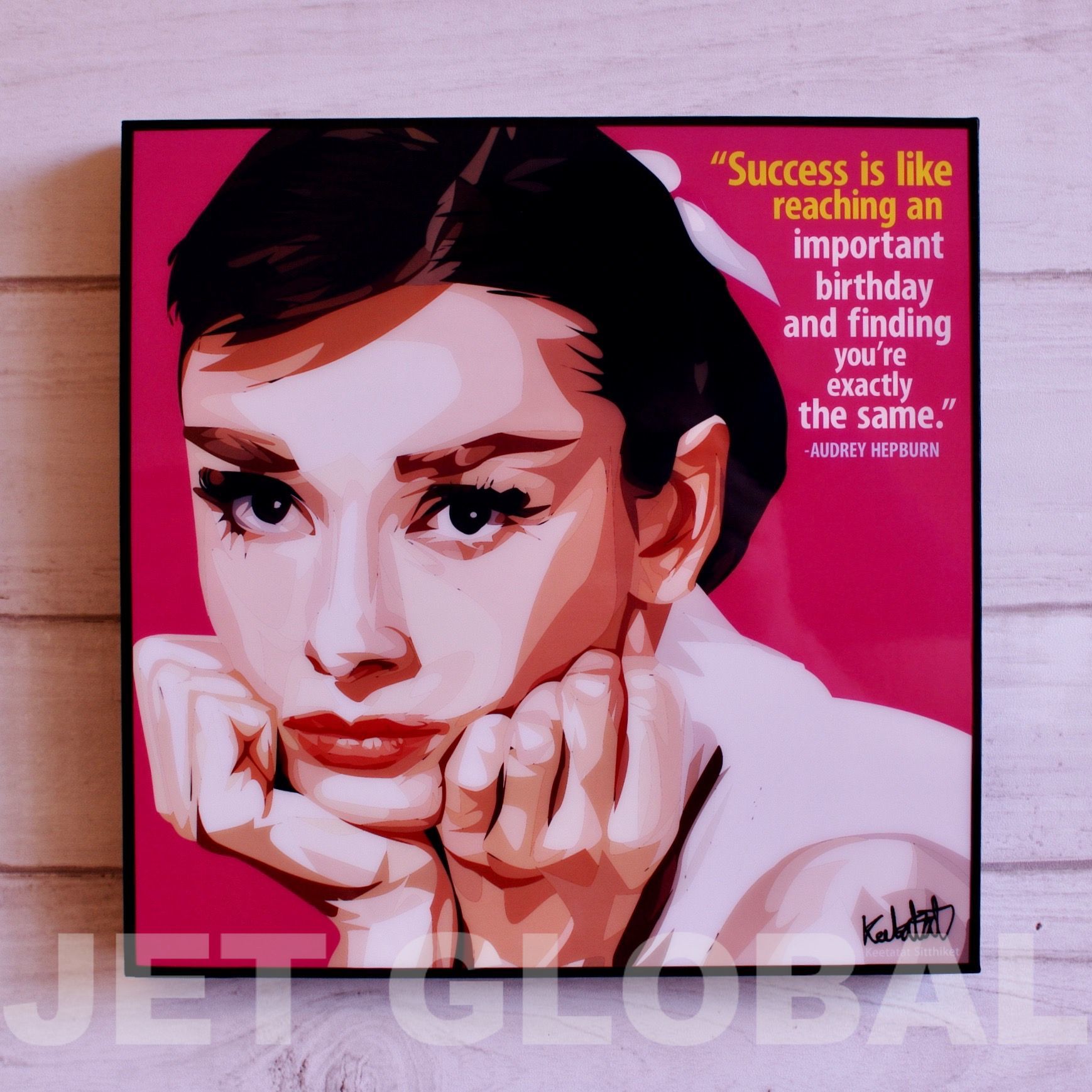 オードリー ヘップバーン Audrey Hepburn Ver 2 Mサイズ 26cm Papl 0006 ポップアートパネル フレーム公式通販サイト 商品数1000点超え