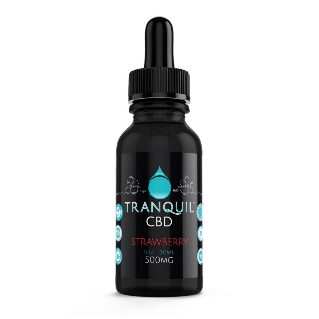 TRANQUIL CBD Strawberry Oil (2500 mg)