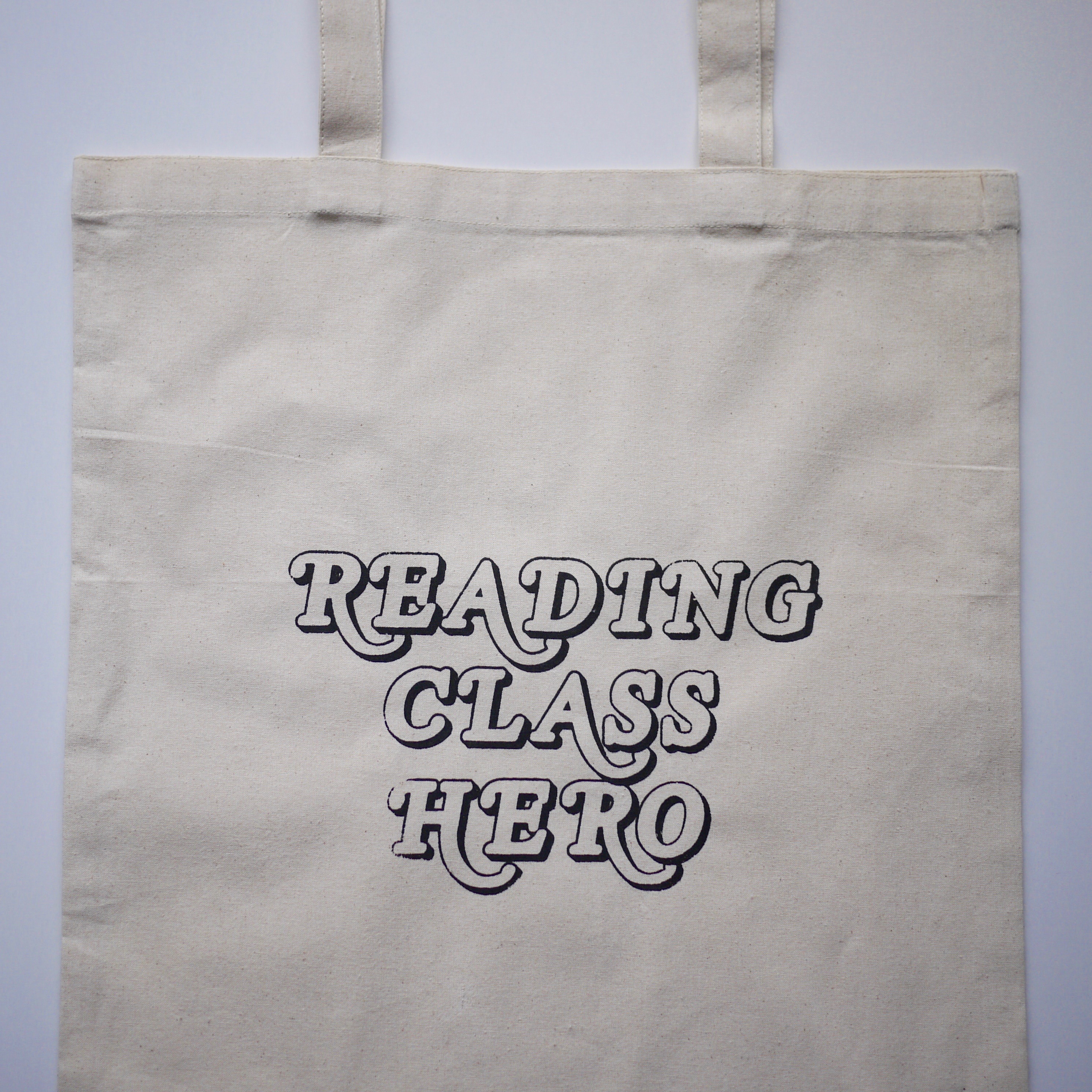 Reading Class Hero Tote Snow Shoveling