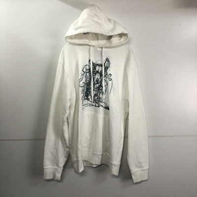 Marc Jacobs Lauren Tsai マークジェイコブス ローレンサイ 刺繍パーカー ホワイト L 表参道t06 ブランド古着brooch