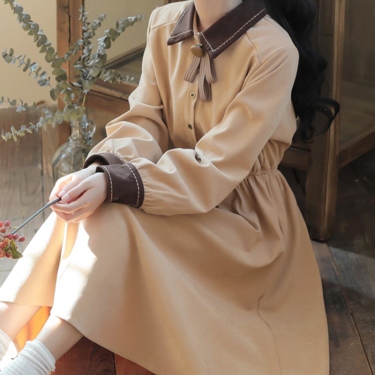 刺繍襟レトロワンピース レディースファッション通販 Foxx Co フォックス