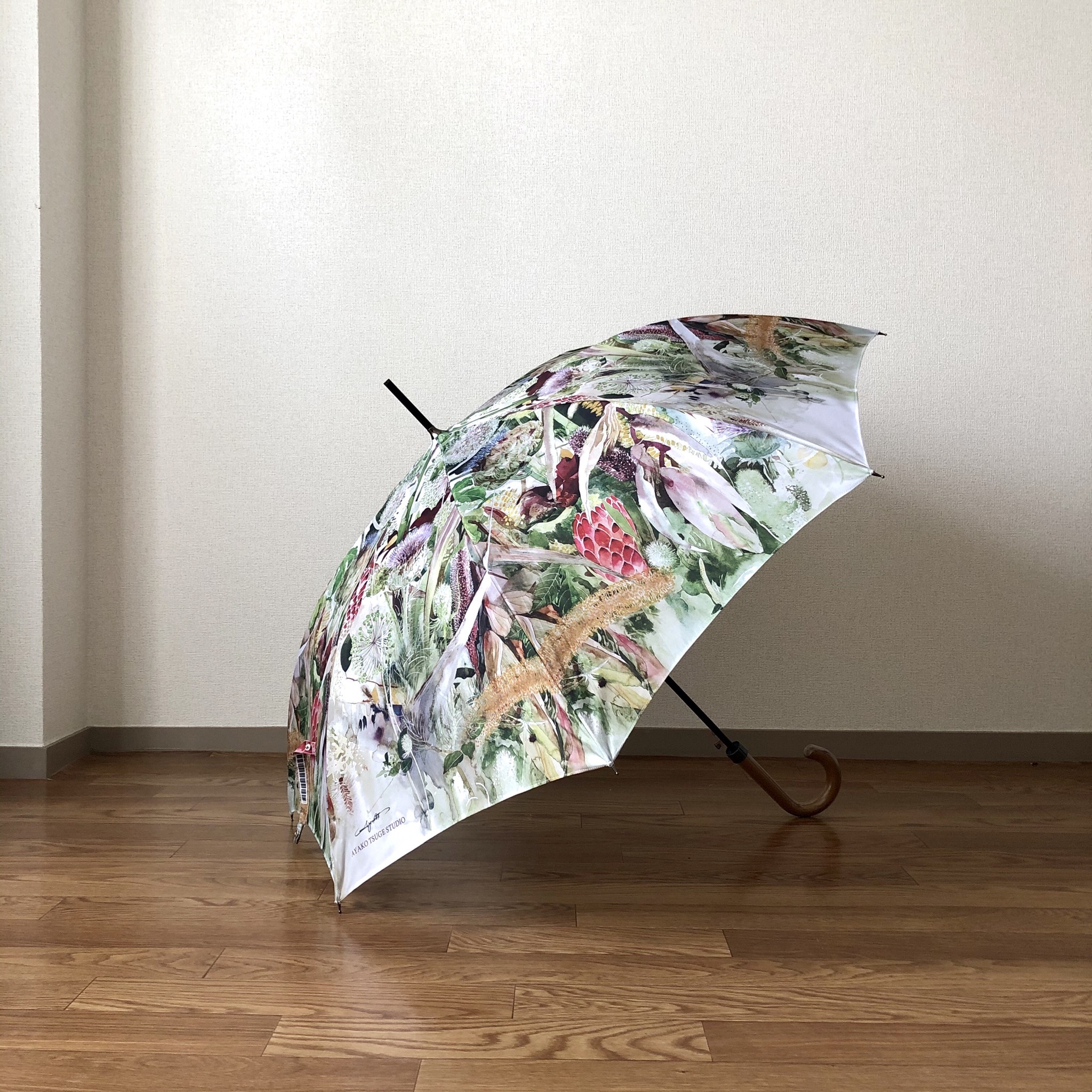 受注生産 極楽鳥花 雨傘 Bird Of Paradise Umbrella Ayako Tsuge Studio