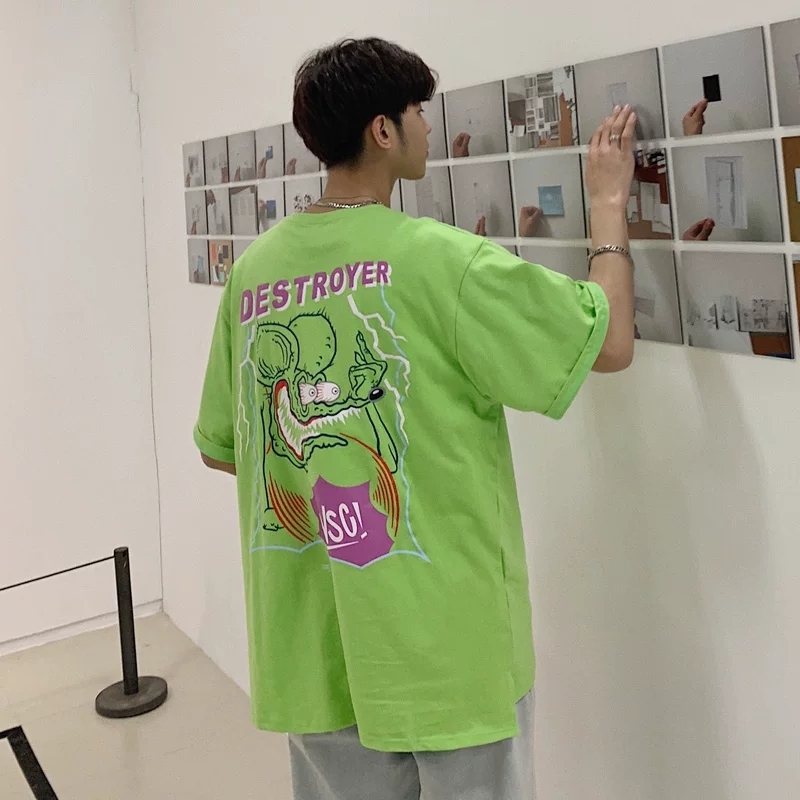 トップス ストリート系アニメ図柄カジュアル通勤tシャツ Ipopstore ド定番から最新のものまで網羅 ストリート 系ファッション専門店