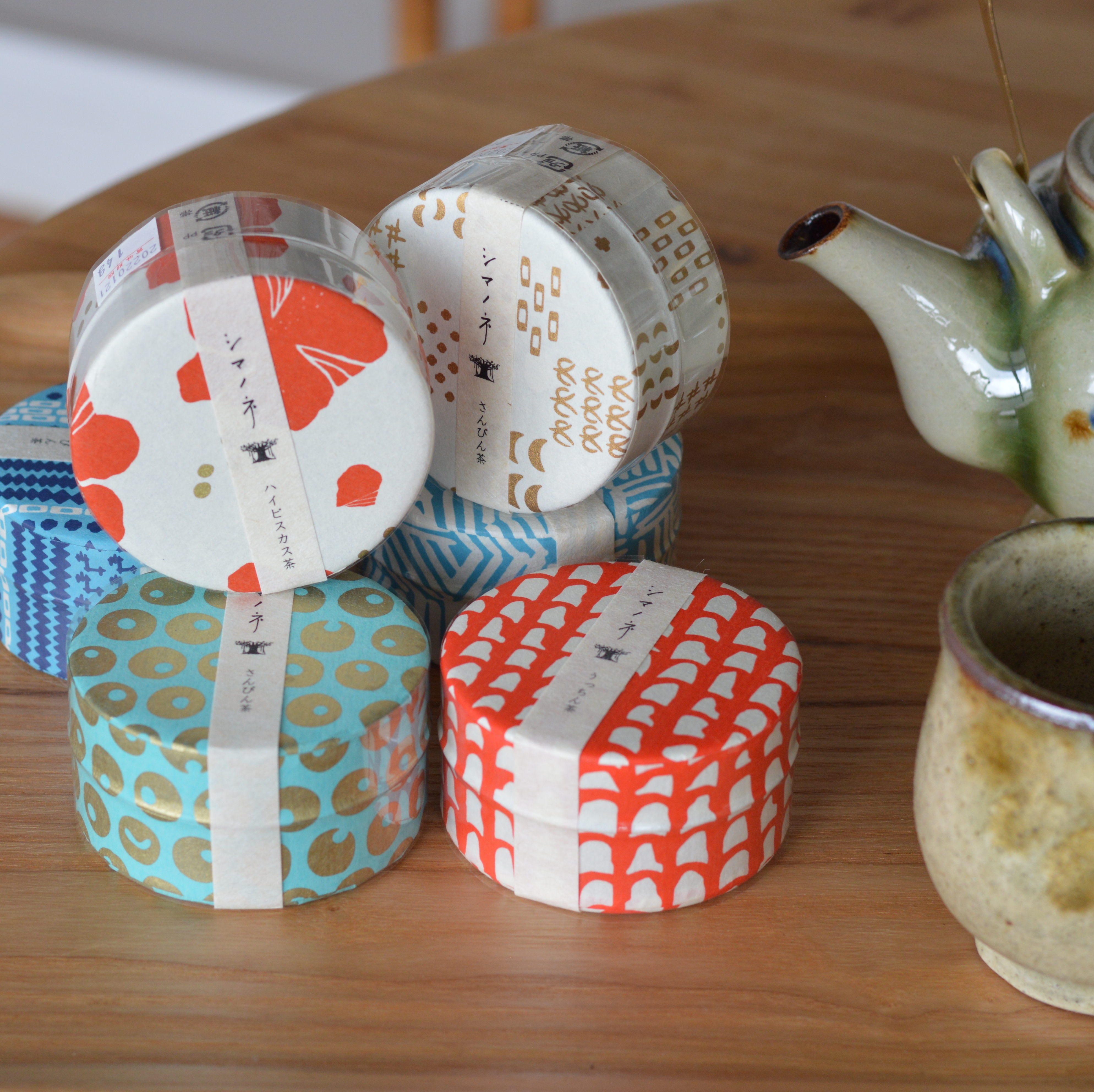 シマノネ お茶缶 さんぴん茶 うっちん茶 ハイビスカスティー Dear Okinawa