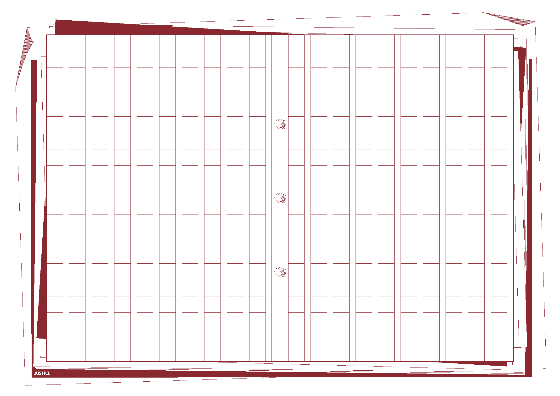 ジャスティス原稿用紙 紙の模様 えんじ Justicepaper