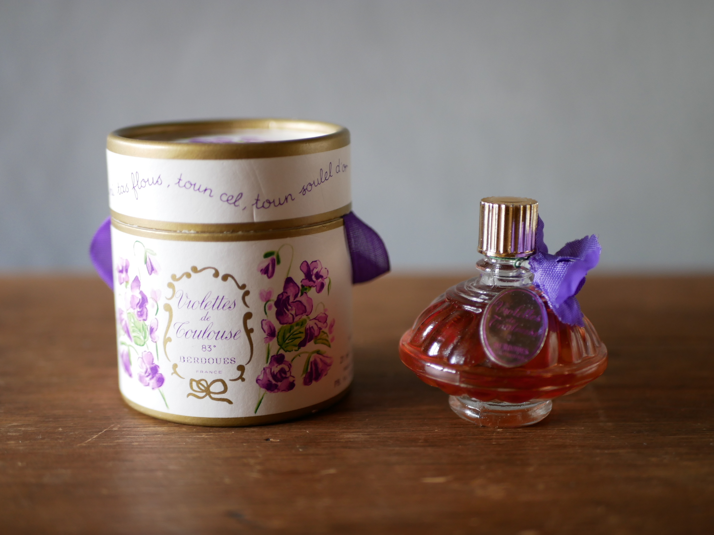 トゥールーズ スミレ 香水 ベルドゥ社 フランスアンティーク 香水瓶 フランス アンティーク Mamantique