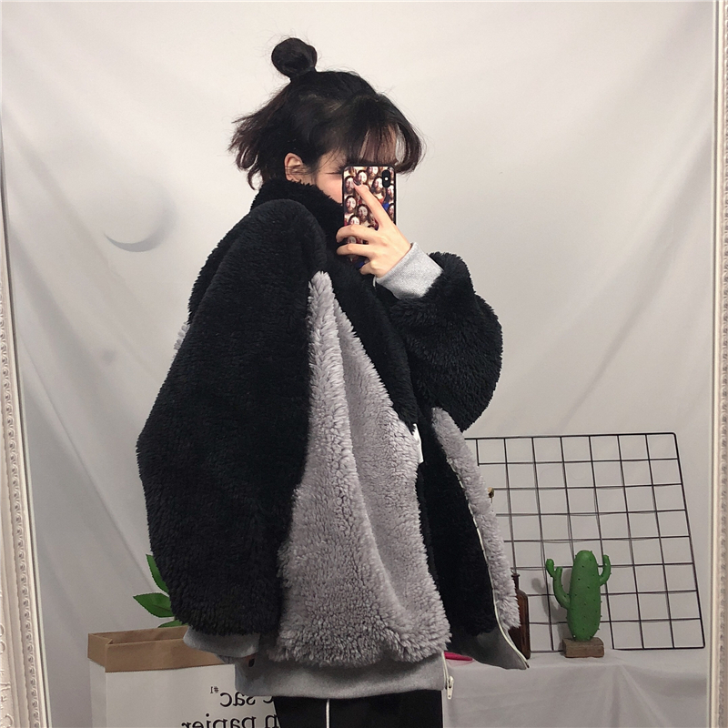 アウター モコモコ かわいい カジュアル 流行 韓国ファッション オルチャン パーカー ブルゾン 132 Sweetly