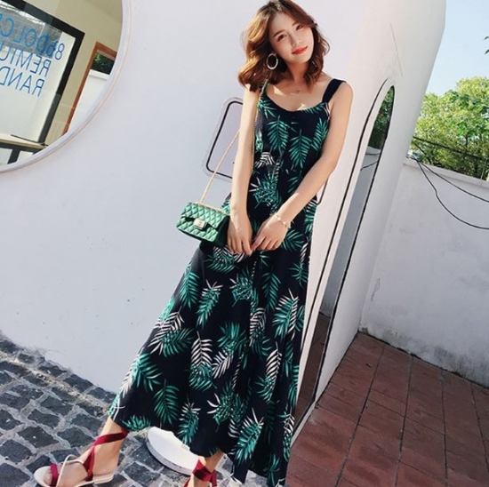 ロングワンピース ワンピース ロング丈 マキシワンピース ワンピース 大きいサイズ 夏ワンピース 夏 リゾート リゾートワンピ 韓国 レディース ファッション ワンピース 新作 トレンド おしゃれ 大人可愛い St0287 Dbstyle 海外アパレル 韓国ファッション