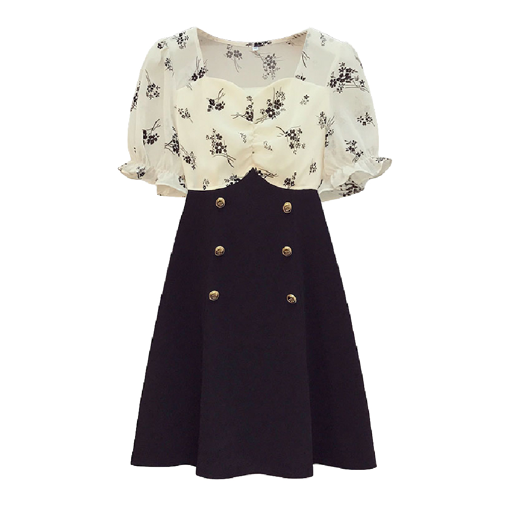 ウエスト切り替えワンピース V003 Lily Boutique リリーブティック