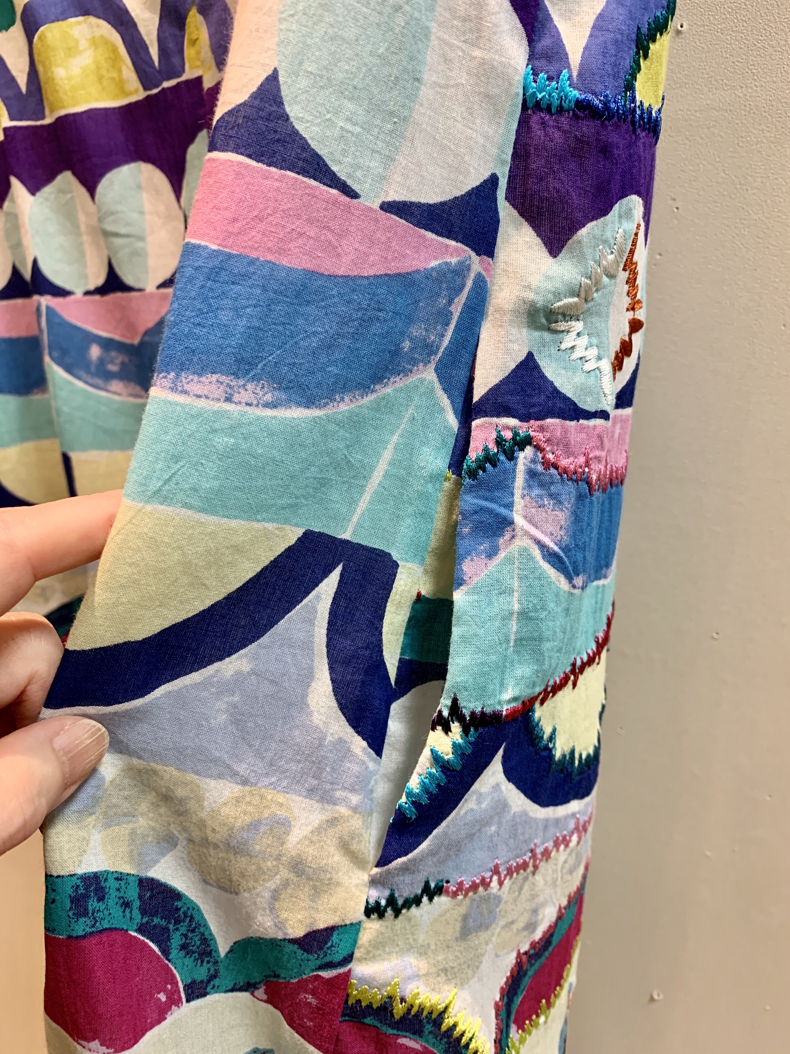 Rene Derhy ルネデリー カラフルコットンワンピース 631 174 フクハラ