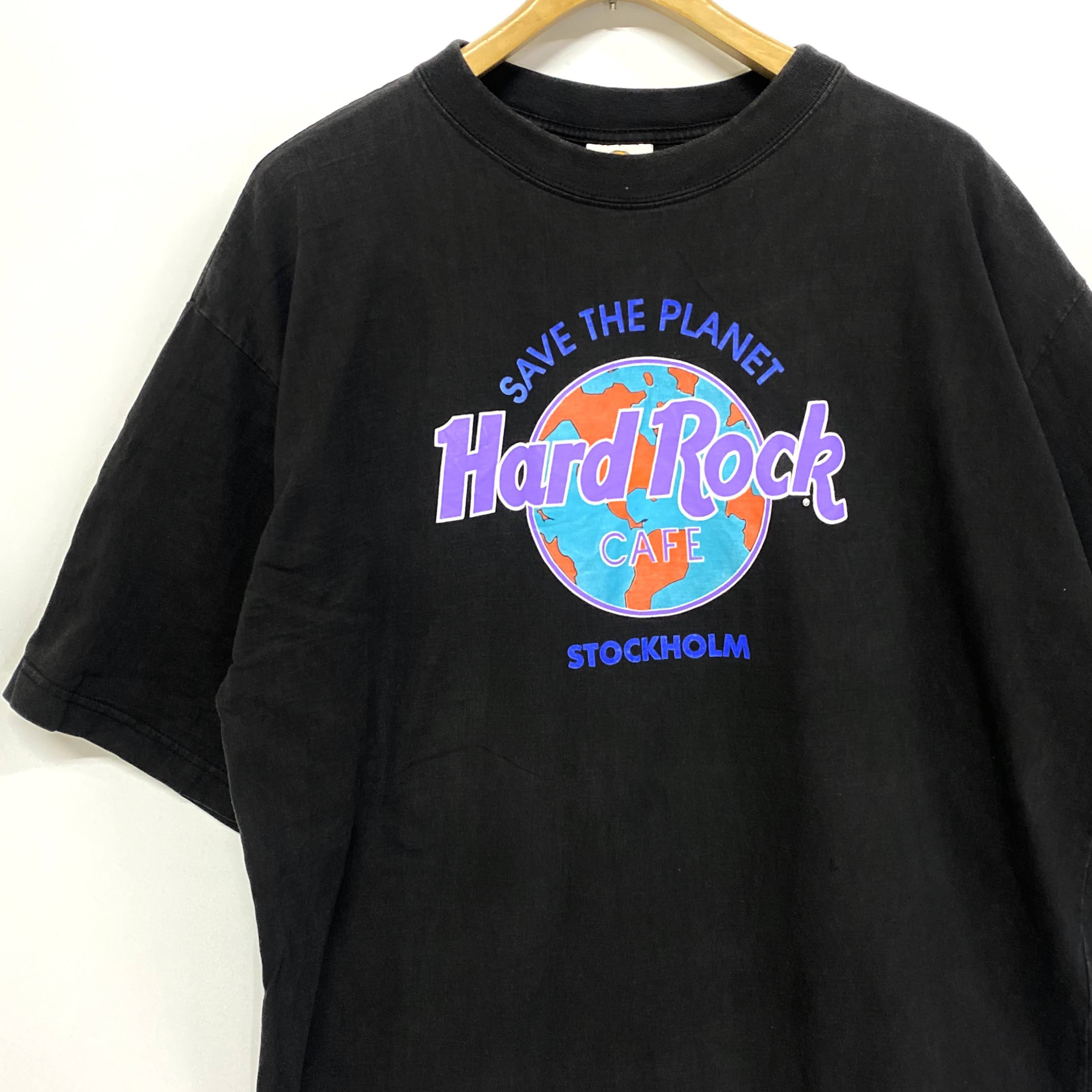 ハードロックカフェ Hard Rock Cafe Stockholm プリントtシャツ メンズxl Tシャツ Cave 古着屋 公式 古着通販サイト