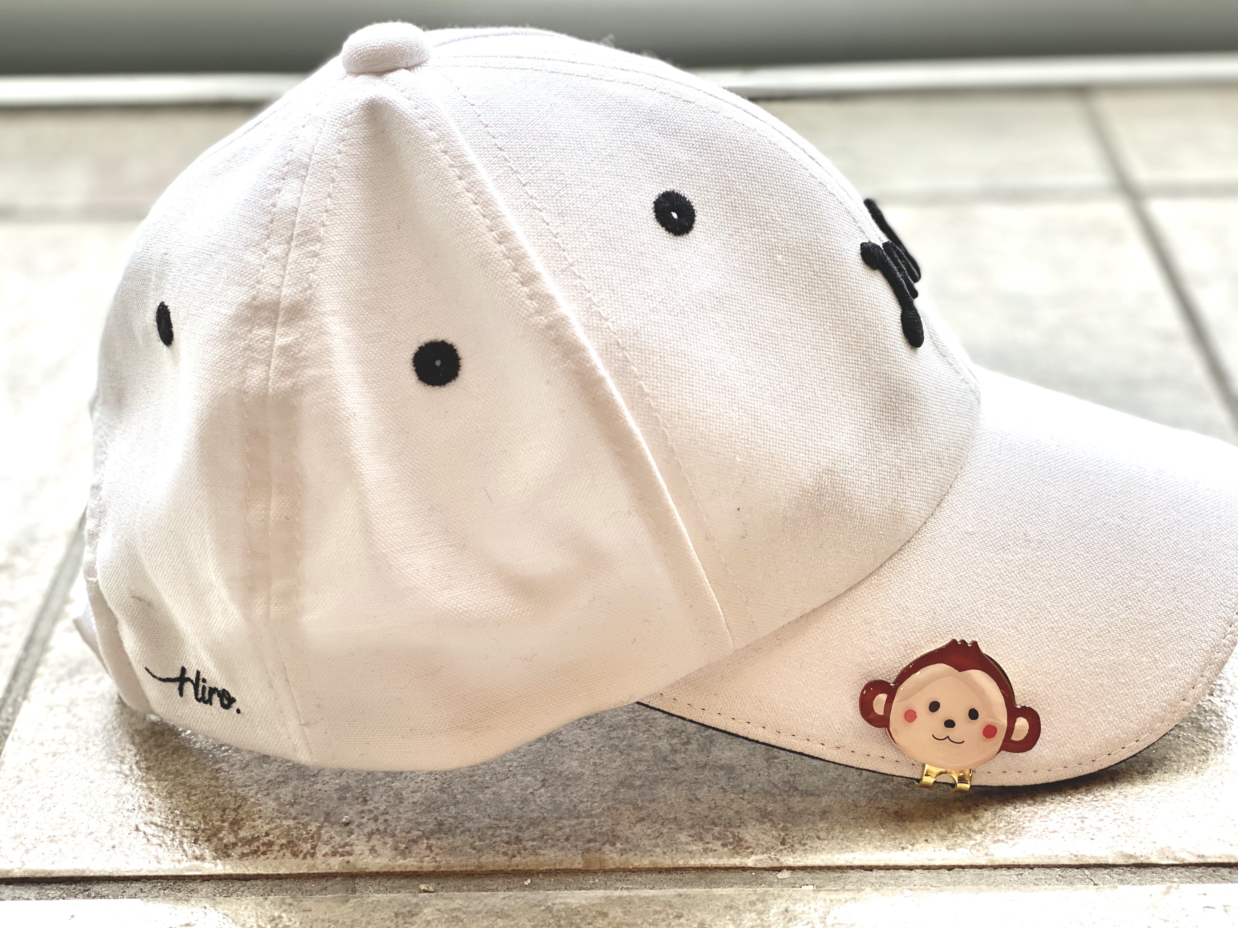 ゴルフマーカー おさるさん マグネットタイプ Hrkgolf