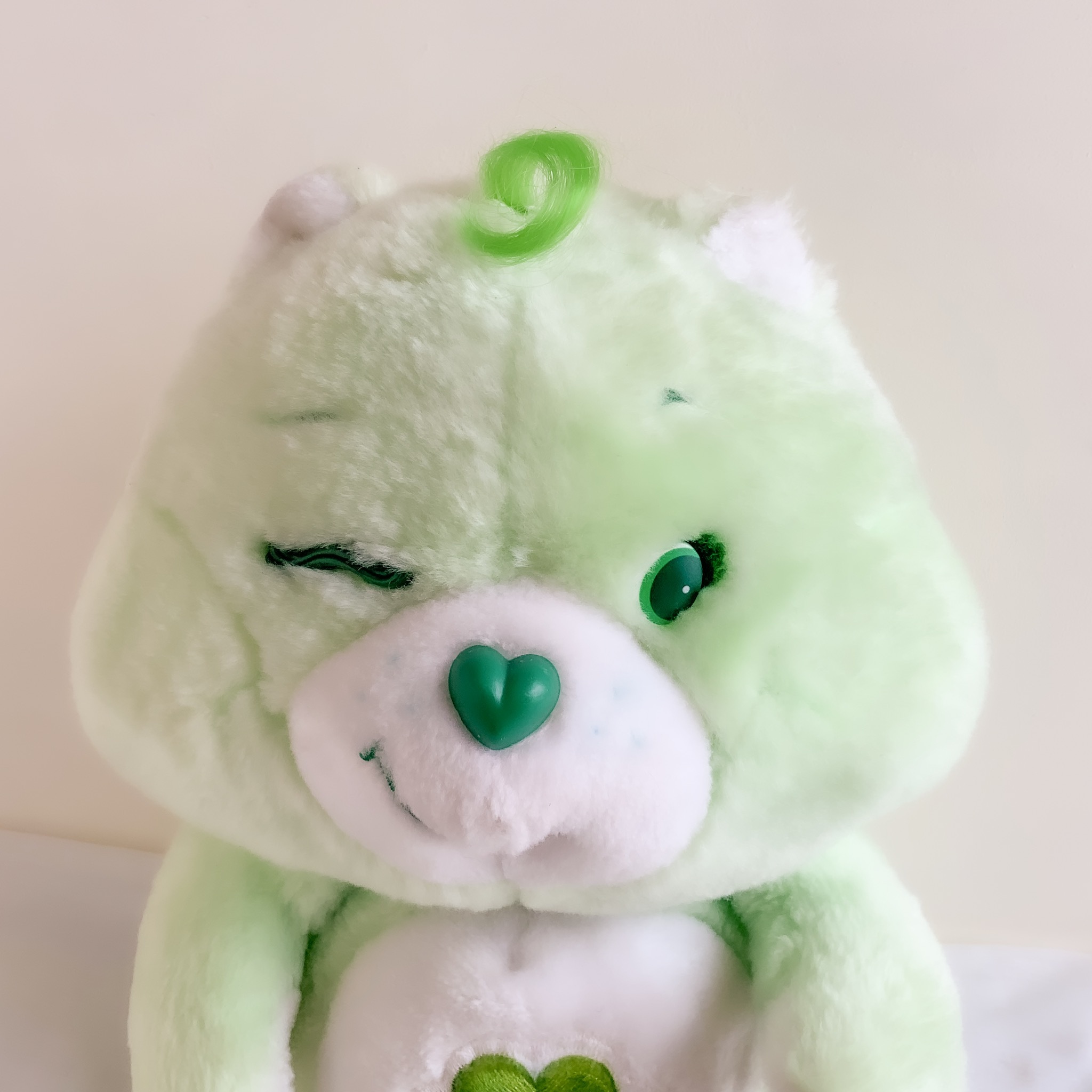 Care Bears ビンテージケアベア グッドラックベア ぬいぐるみ くまの輸入雑貨とハンドメイドのお店 ぬぬるす