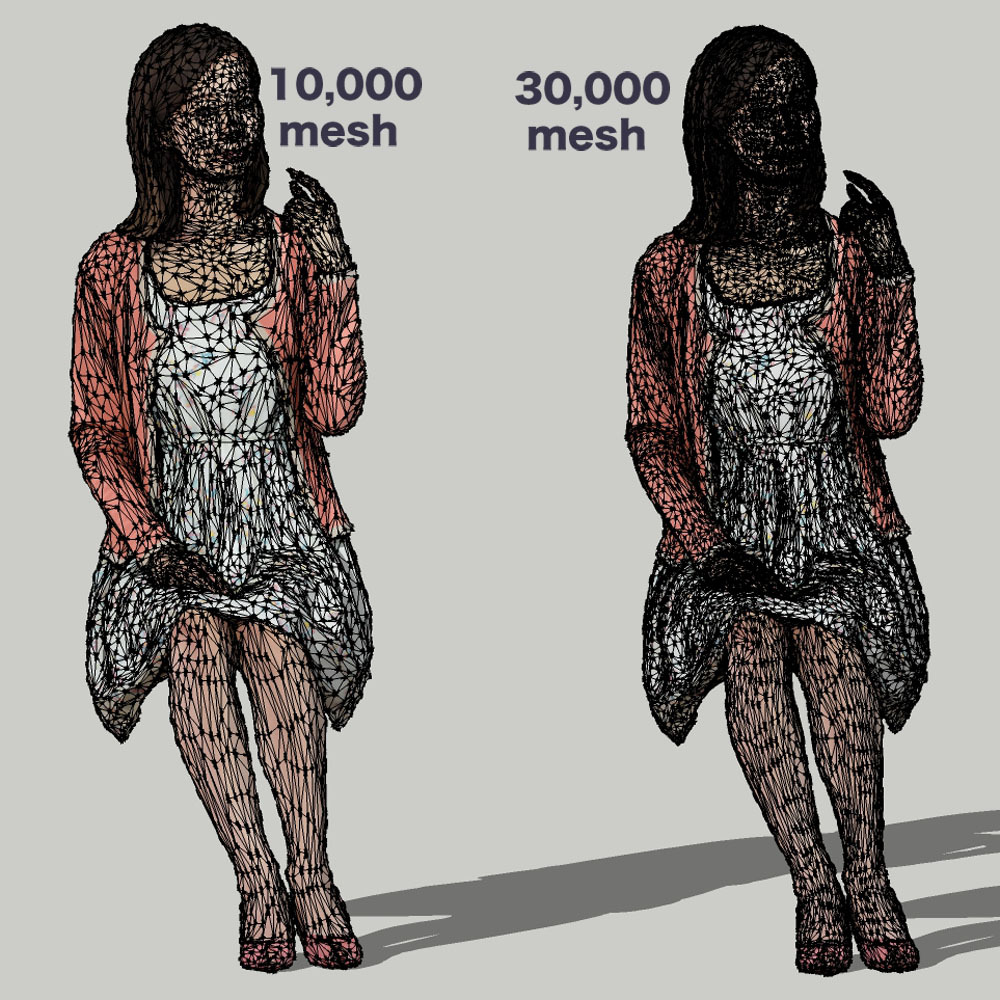 SketchUp素材 3D人物モデル ( Posed ) 091_Aya - 画像3