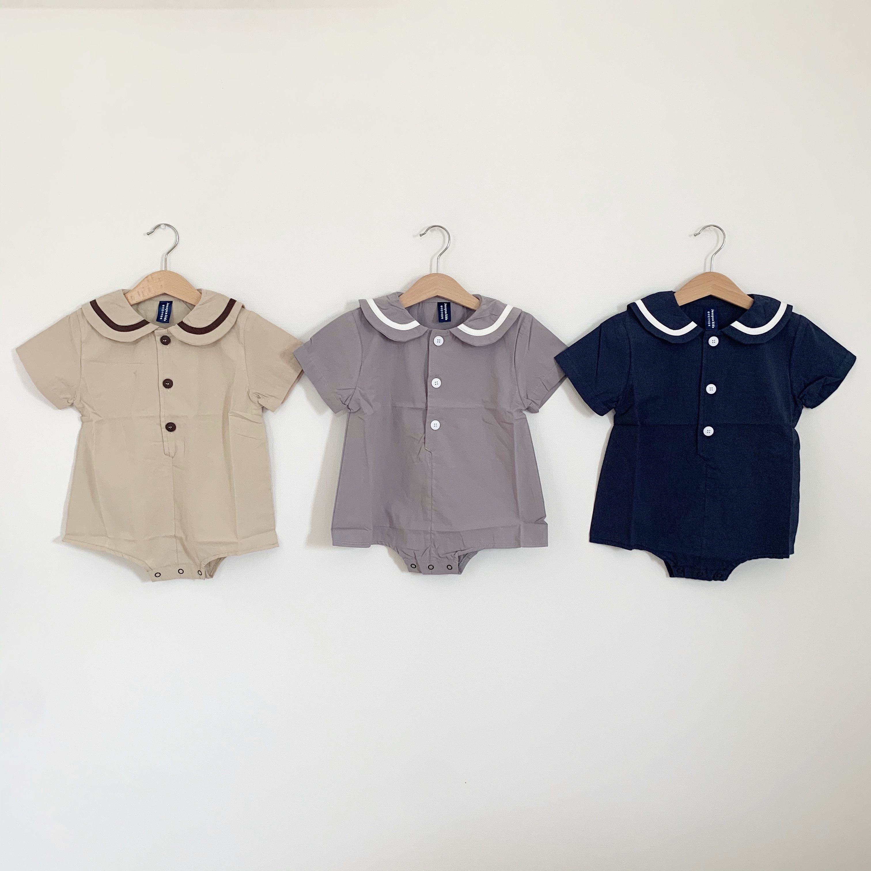 即納商品 セーラーロンパース ロンパース 子供服 海外 韓国子供服 セレクトショップ Rim