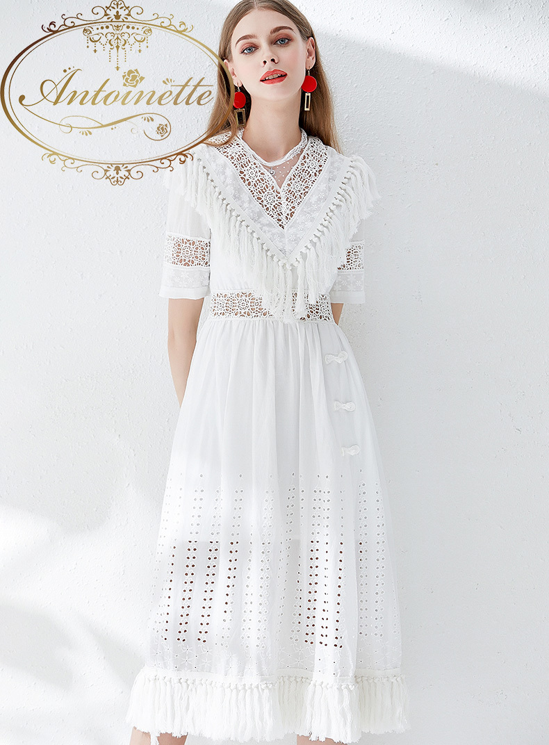 レディース 白 かわいい デートコーデ 韓国 オーガンジー レース 夏 夏服 きれいめ 体型カバー Antoinette