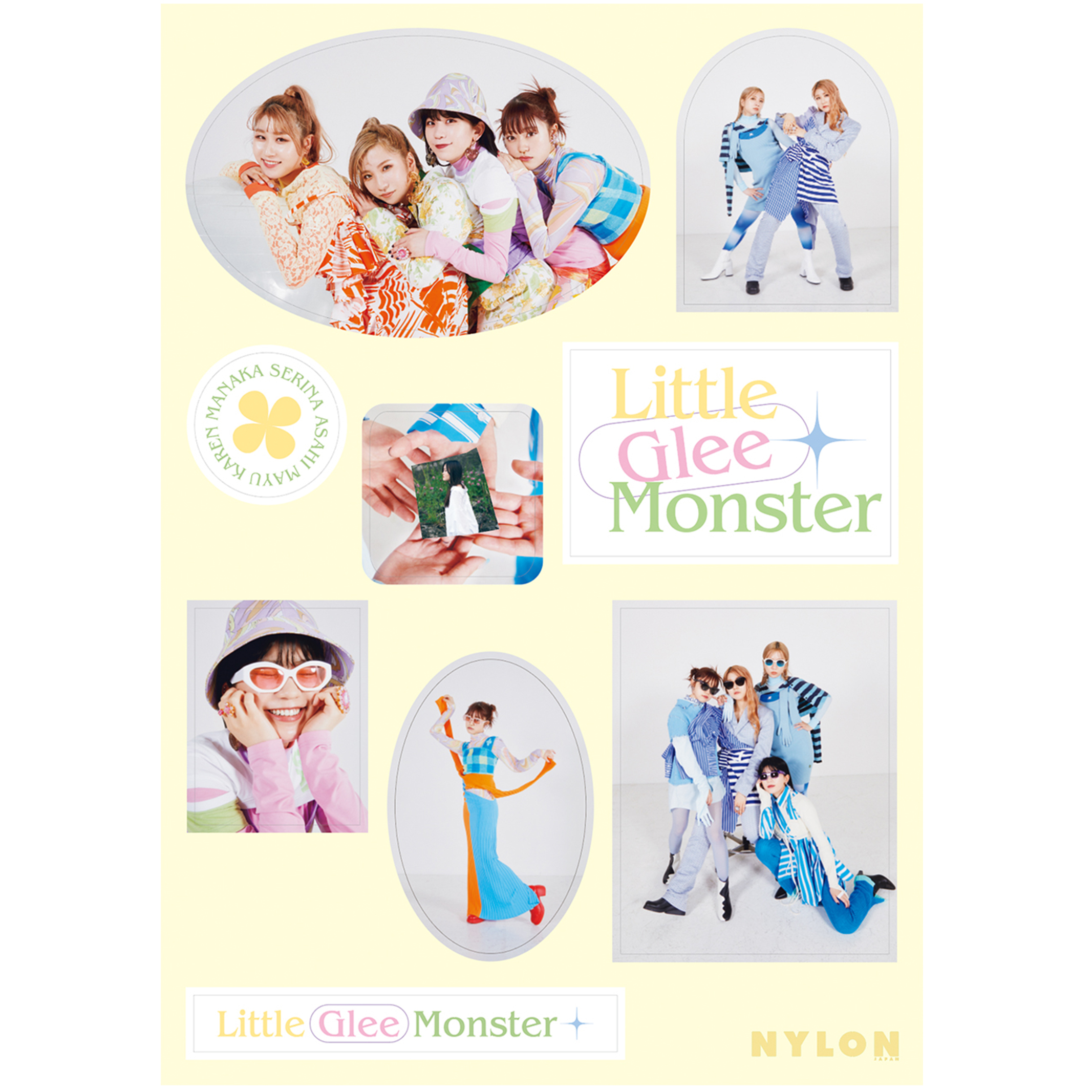 受注販売 9月中旬お届け予定 Little Glee Monster ステッカー イエロー Caelum Store