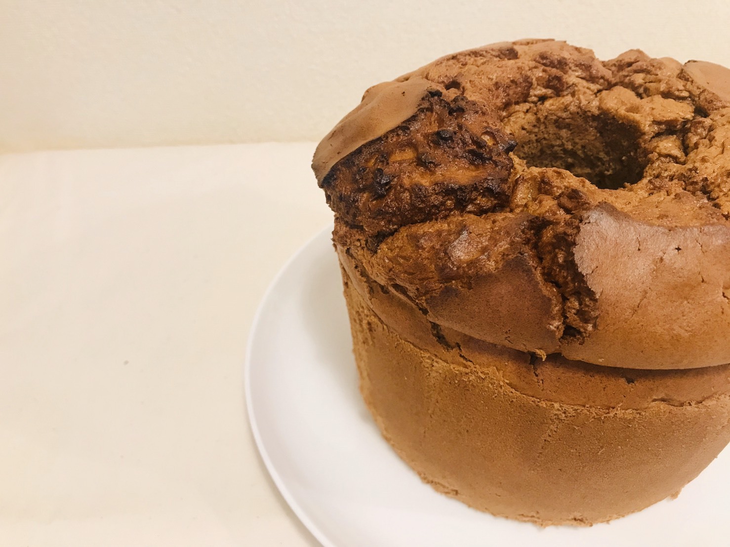 玄米粉100 シフォンケーキ ココア ごはんカフェ 和み