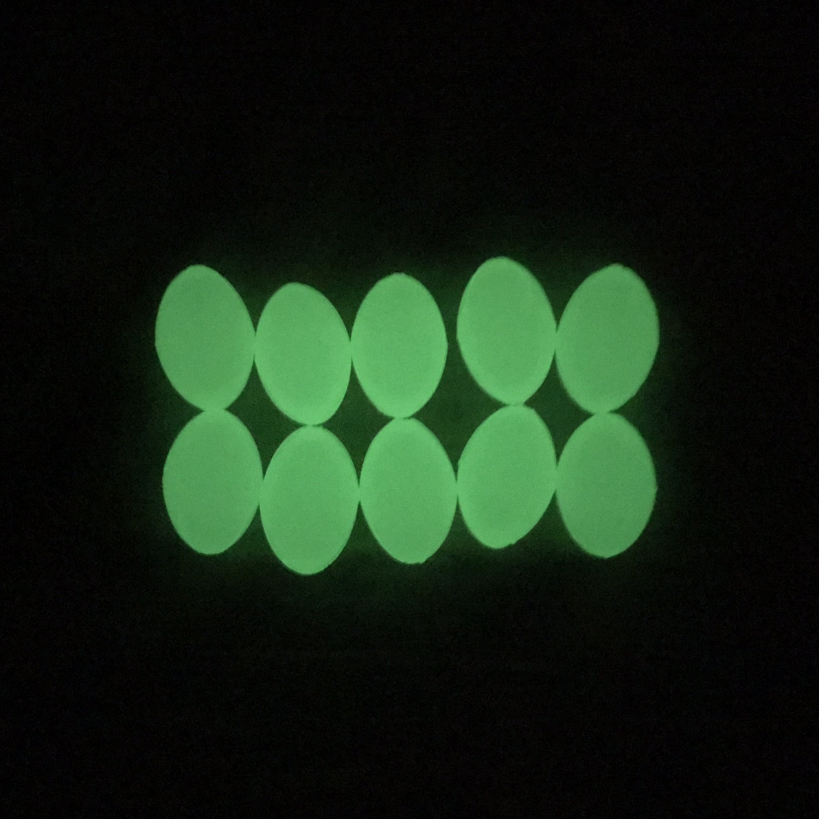 フロート作製用ラグビー型蛍光スーパーボール10個セット 送料込 Ant Lure