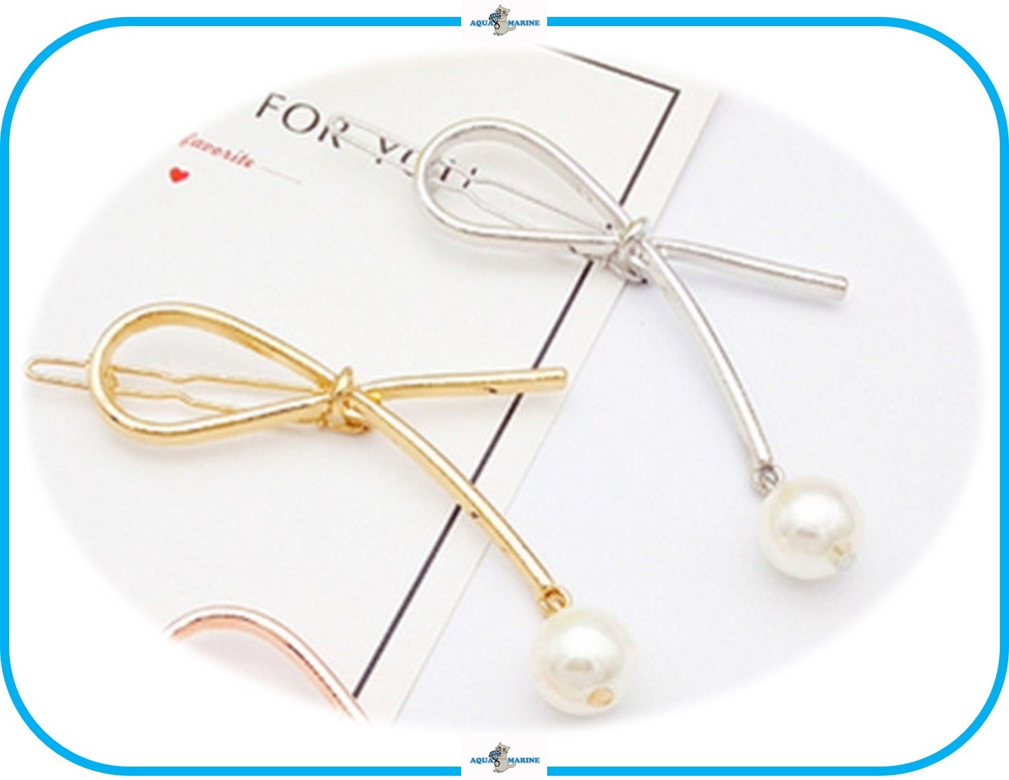 Im10 ヘアピン パール シルバー ゴールド ヘアクリップ アクセサリー 海外インポート オシャレ 大人 可愛い アレンジ Onlineshop Aquamarine