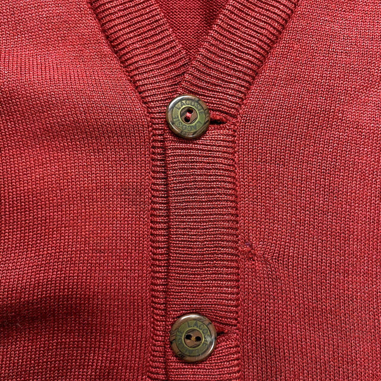 スペイン製 80年代 Lacoste ラコステ ウール アクリルニットベスト 8 メンズxxl相当 レッド 赤色 古着 ベスト Al Cave 古着屋 公式 古着通販サイト