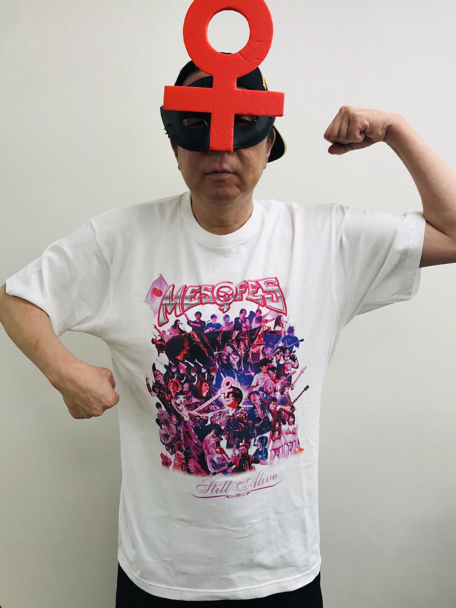 メスフェス全員集合フォトtシャツ ホワイト Mesfesのオシャレショップ