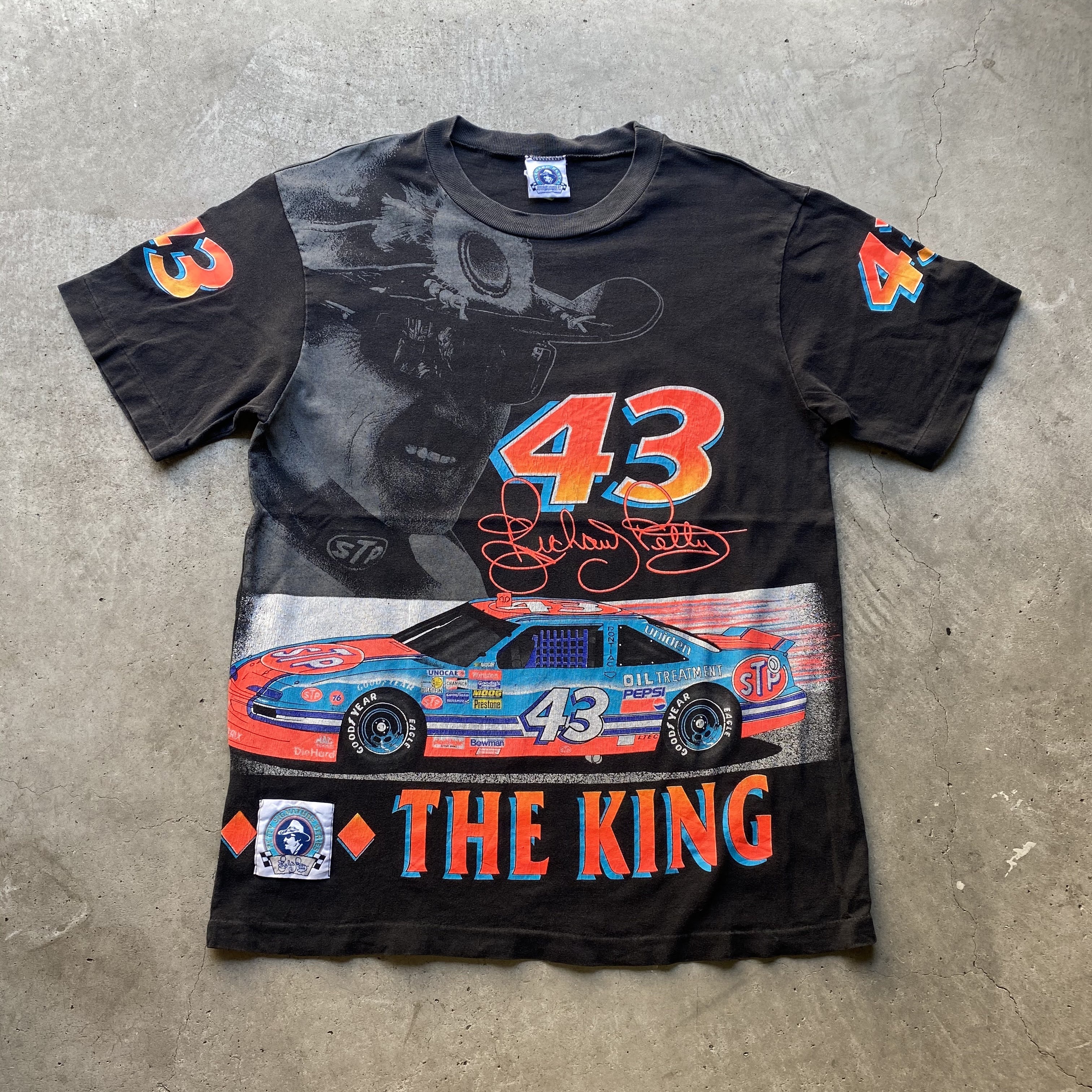 90年代 Richard Petty リチャード ペティ レーシングtシャツ ヴィンテージ メンズl 古着 Tシャツ Cave 古着屋 公式 古着通販サイト