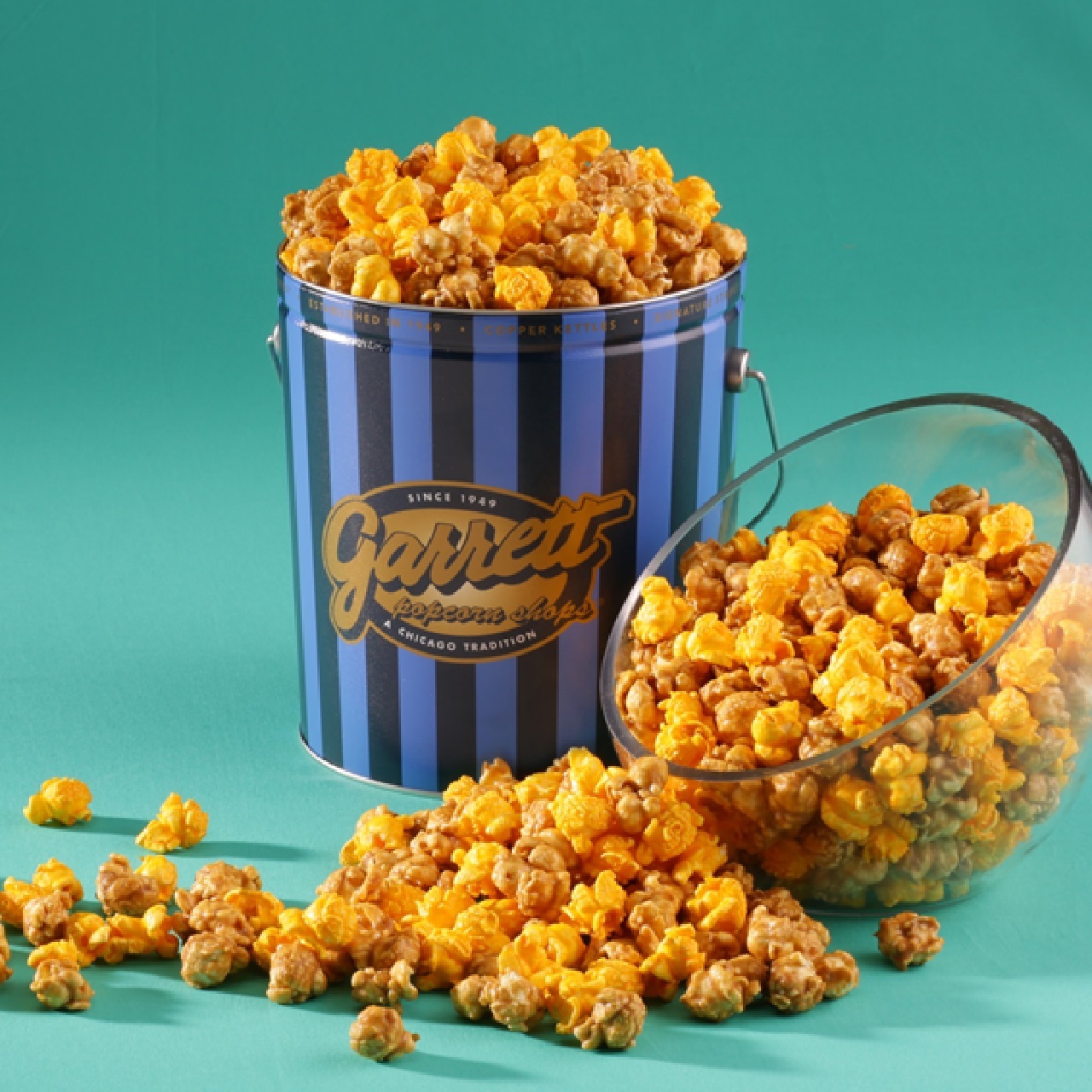 1ガロン缶 シカゴ ミックス Garrett Popcorn Shops