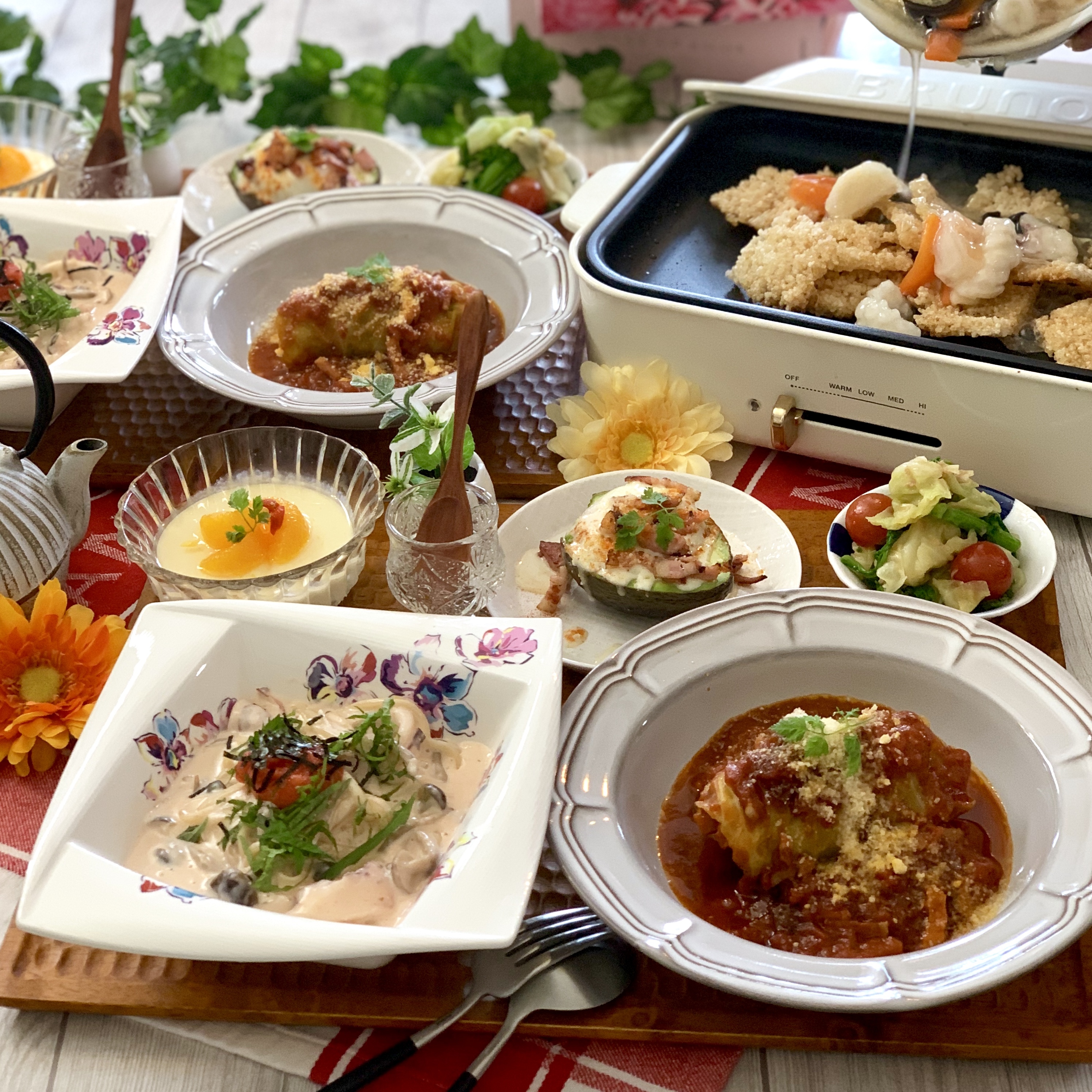 海鮮おこげやクリームパスタなどの献立まとめ買い 料理教室 Ohana Kitchen