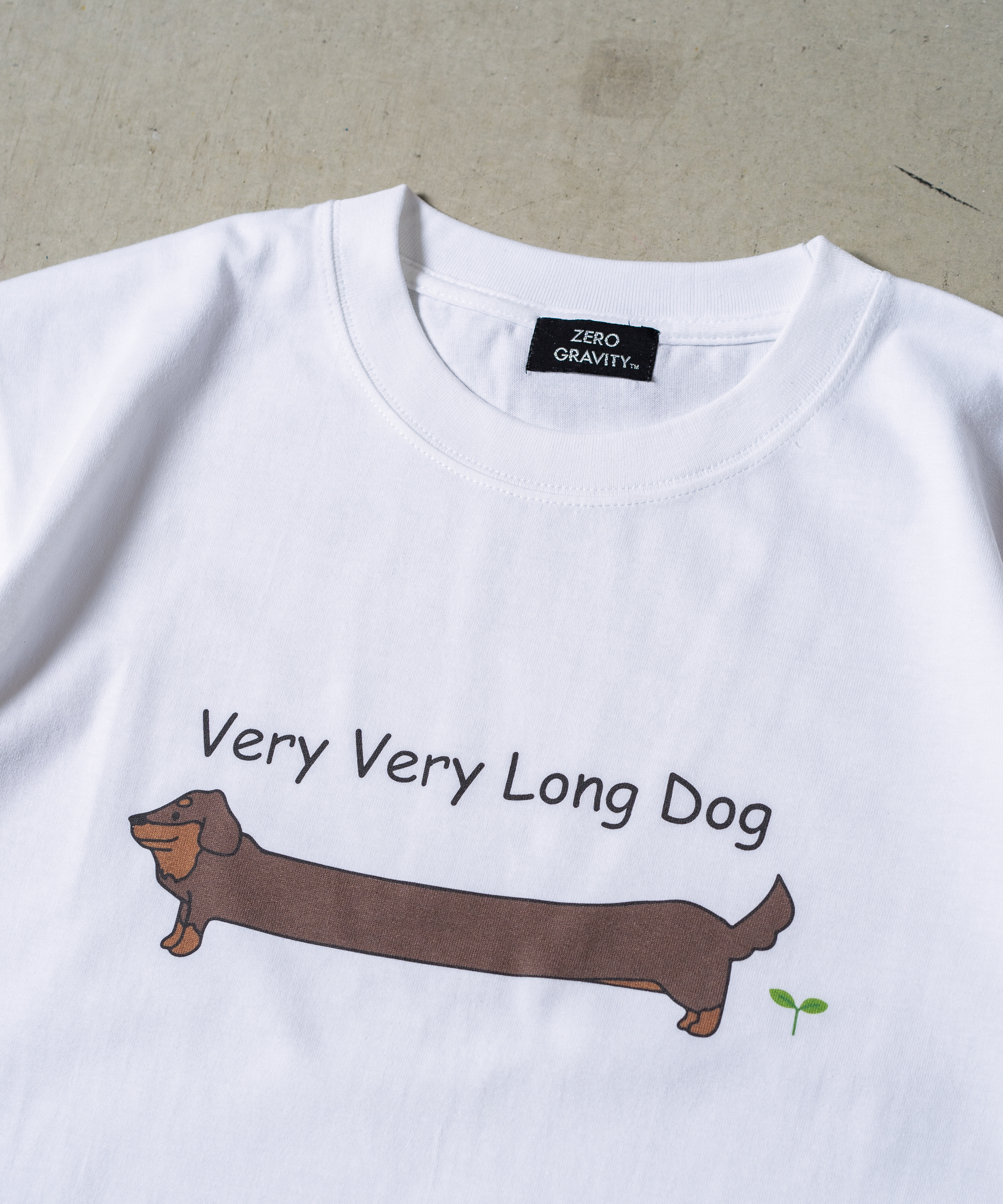 Very Very Long Dog T Shirt Zero Gravity Official Shop