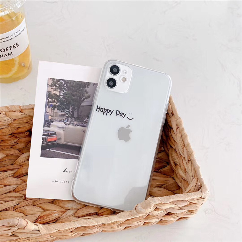 送料無料 シンプルで可愛い Iphoneケース スマイル ニコちゃん ロゴ モノクロ 可愛い Lamitte Deco トレンド 韓国ファッション ショップ