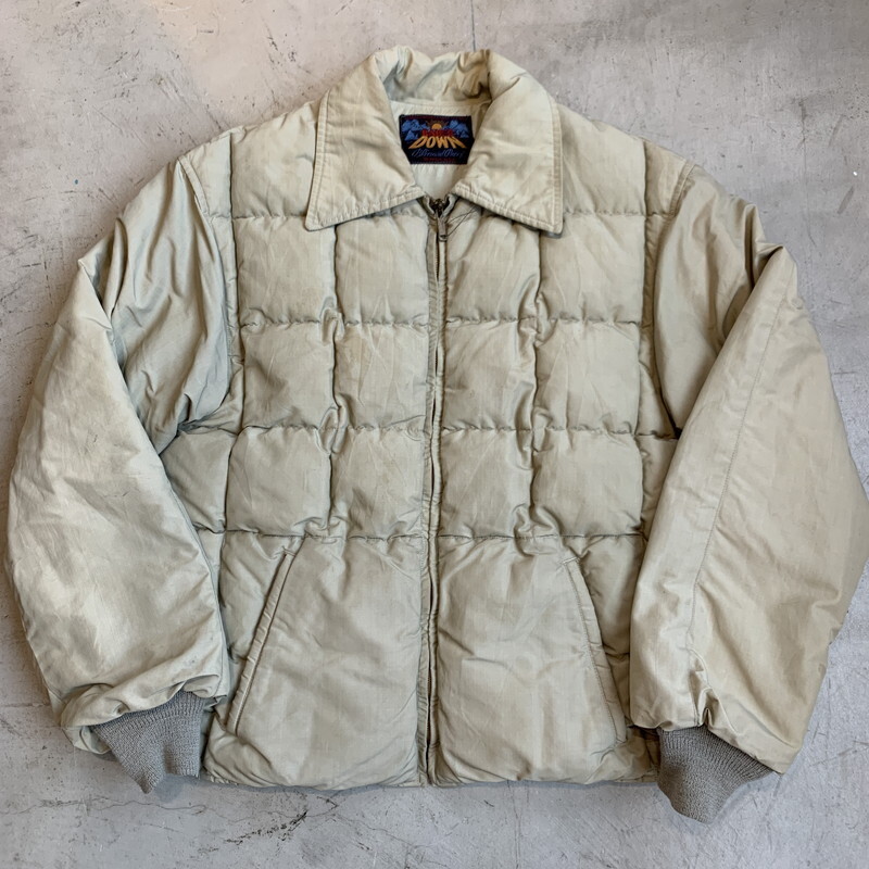 50 S Eddie Bauer Bauer Down キルティングダウンジャケット 日の出タグ 初期 無し ベージュ Coats Clark ボア袖 Mサイズ位 Usa製 希少 Ba 1226 Rm1595h Agito Vintage