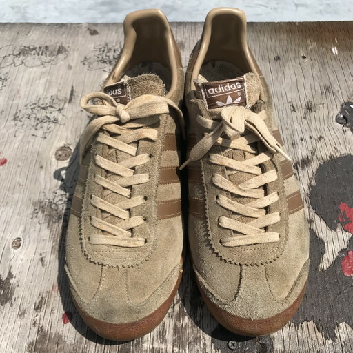 80 S Adidas Samoa アディダス サモア スエード レザー ベージュ オリジナル 日本製 当時物 Us7 5 硬化無し 希少 ヴィンテージ Agito Vintage