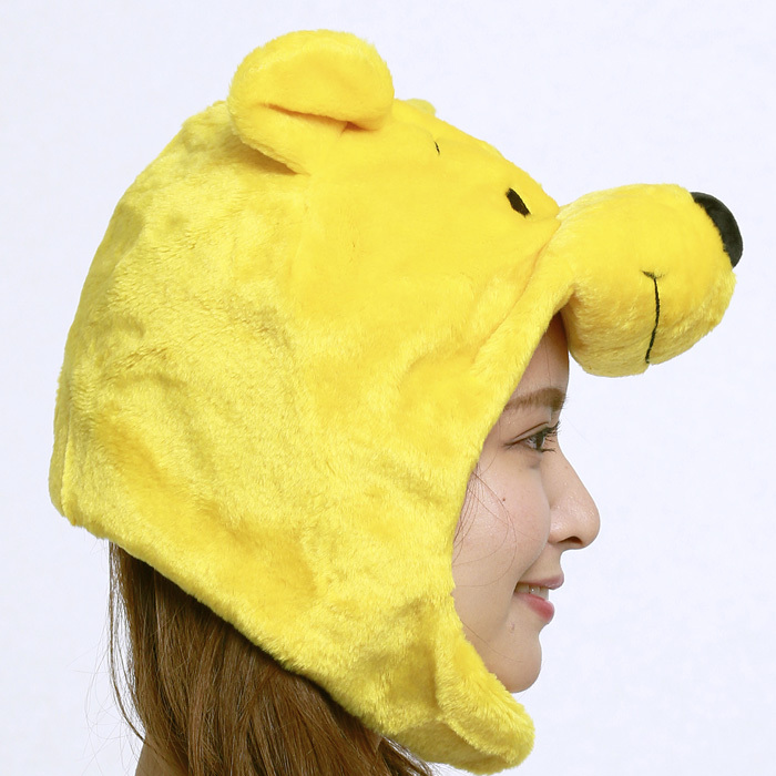 ディズニー くまのプーさん 被り物 かぶりもの 被りもの キャラクター グッズ かわいい 可愛い プー クマ 熊 なりきり アニメ メンズ レディース 男女兼用 ヘッド 帽子 頭 コスプレ コス コスチューム ハロウィン衣装 仮装 文化祭 忘年会 運動会 イベント 面白い S Sz 6h800