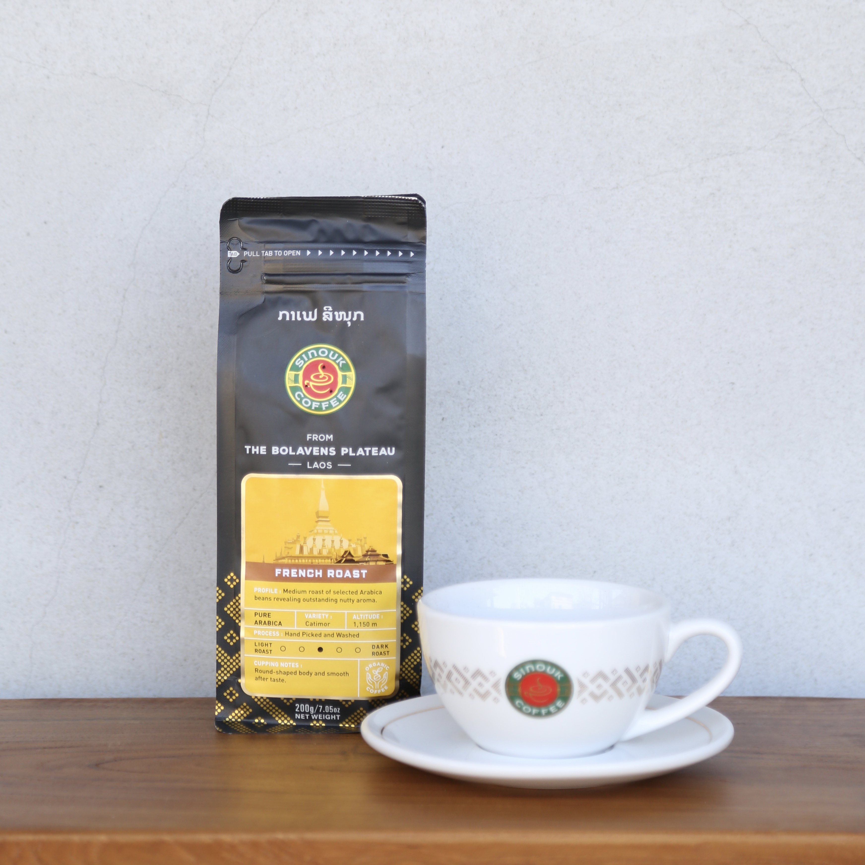 Sinouk Coffee Pure Arabica 0g 豆 大豆発酵食品 Shonan Soy Studio Inc