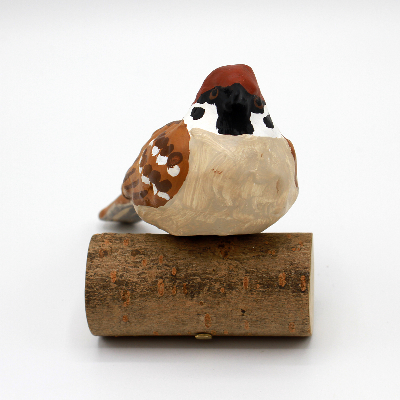 じつぶチュン スズメ ふくらんで正面を見据えチュン 株 とり Birds Inc