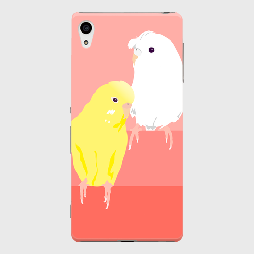 Xperia Z4 セキセイインコ ルチノー 梵天羽衣 ケース ことりちゃん