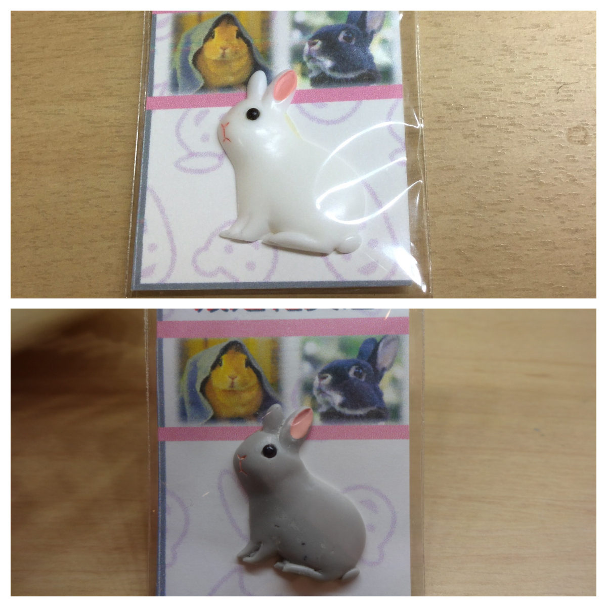 愉快な仲間達百貨店さんのうさぎ立体シール たち耳 うさぎセレクトショップ森音 東京神田のうさぎ雑貨