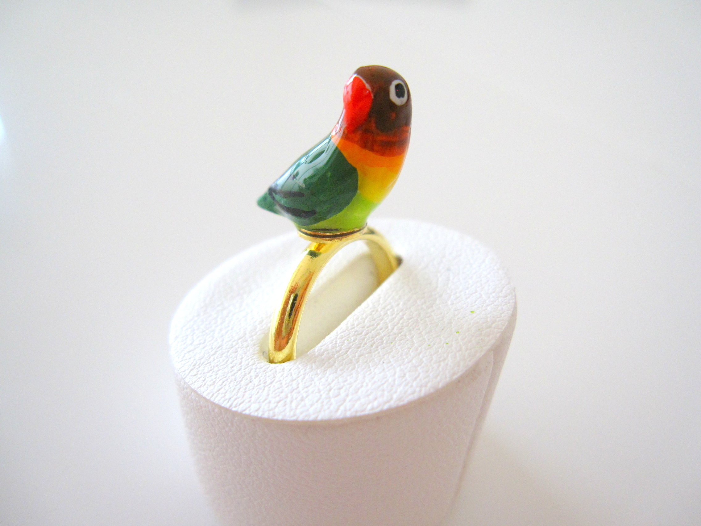 ルリコシボタンインコの指輪 Toriko
