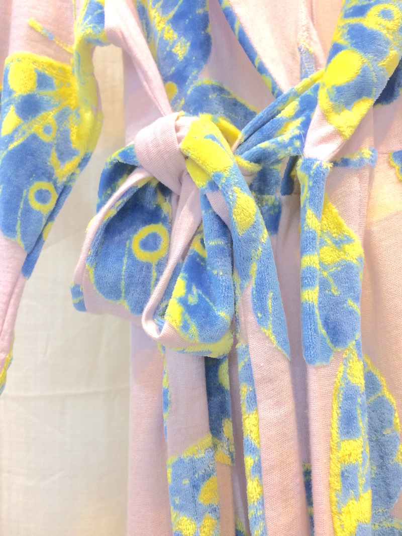 あちゃちゅむ 蝶ジャガードワンピース 2月